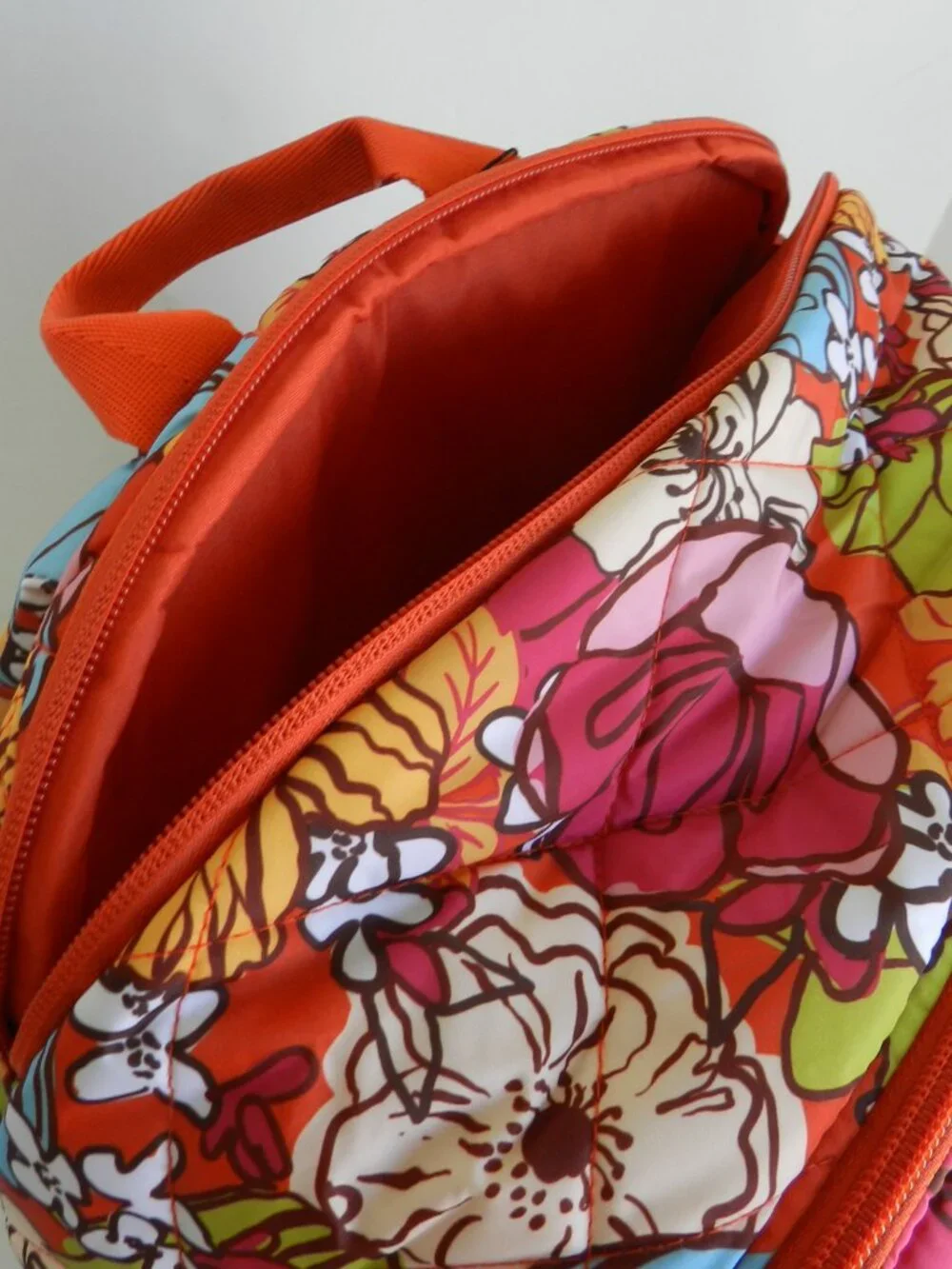 Vera Bradley Ultralight Essential LARGE Backpack Laptop Bag in Midday Garden